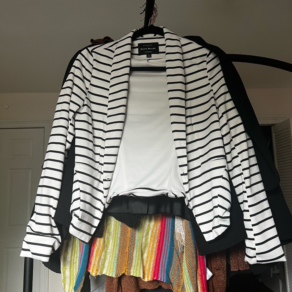 Striped blazer